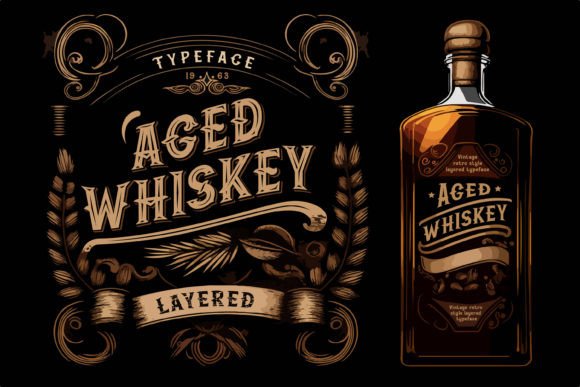 Aged Whiskey: A Timeless Display Font for Web Design