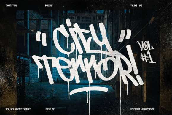 City Terror: A Display Font for Bold Web Design