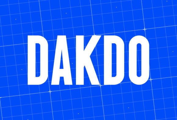 Dakdo: A Bold Display Font for Editorial Design