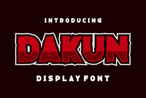 Dakun: A Display Font for Editorial Elegance