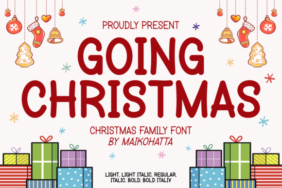 Going Christmas Font: A Holiday Typographic Magic