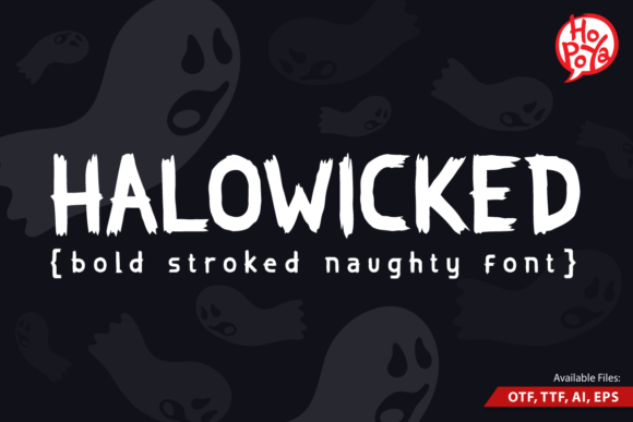 Halowicked: A Bold Display Font for Digital Design