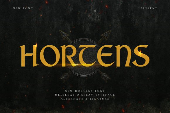 Hortens: A Medieval Revival for Editorial Design