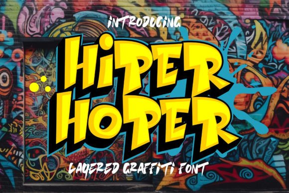 Hyper Hoper: A 3D Graffiti Font for Bold Campaigns