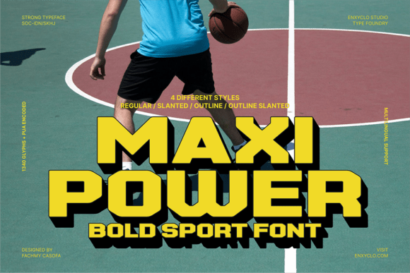 Maxipower: A Bold Display Font for Editorial Design
