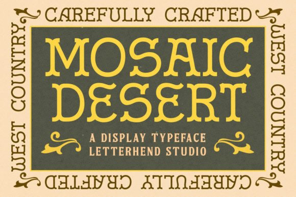 Mosaic Dessert: A Font for Bold Web Design