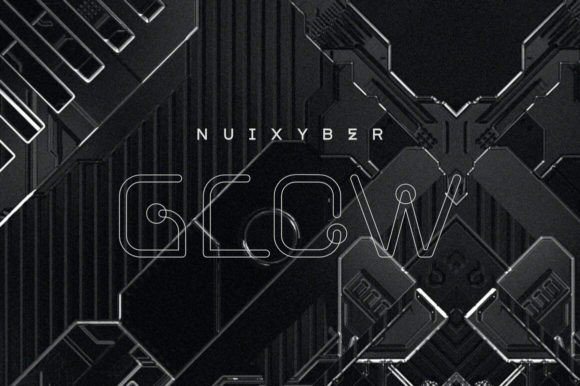 Nuixyber Glow: A Display Font for Future-Forward Campaigns