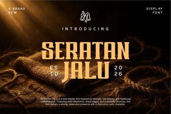 Powerful Typography with Seratan Jalu