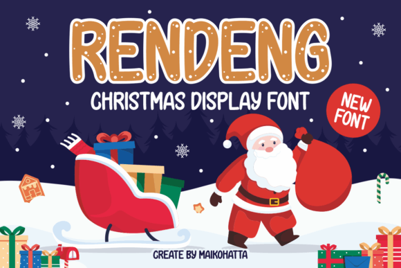 Rendeng: The Christmas Font That Elevates Your Brand