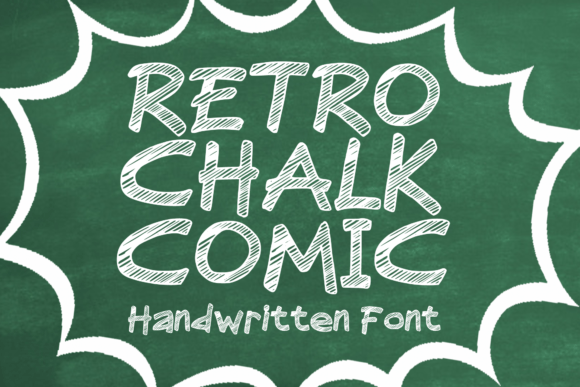 Retro Chalk Comic: A Font for Bold Digital Storytelling