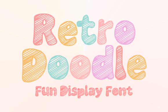 Retro Doodle: A Playful Typographic Statement