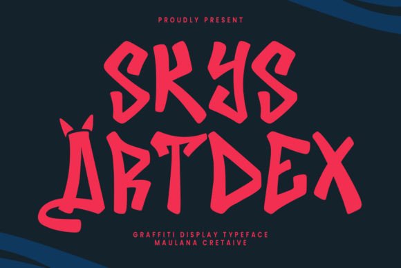 Skys Artdex: A Bold Display Font for Digital Design