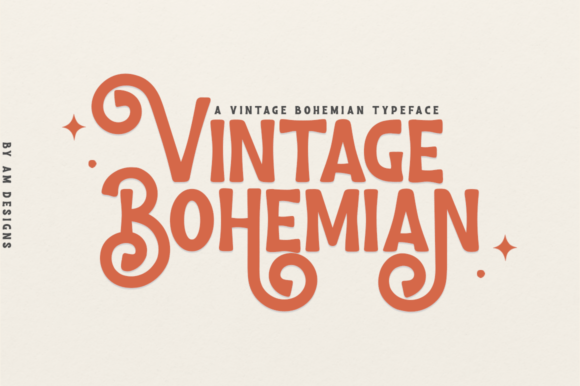Vintage Bohemian: A Font for Digital Design Magic