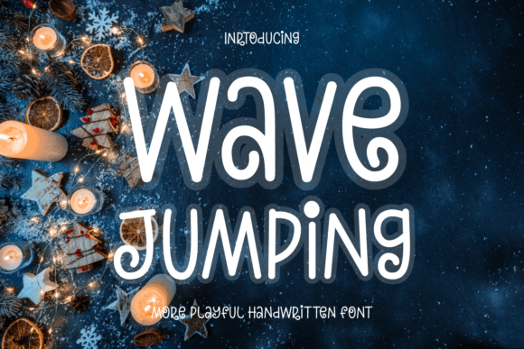 Wave Jumping: A Playful Font for Dynamic Digital Campaigns