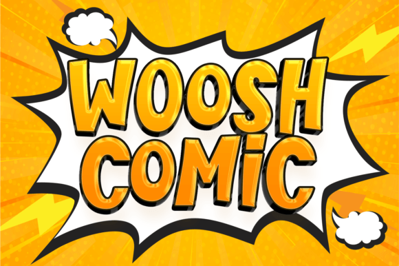 Woosh Comic: A Font That Brings Your Brand to Life